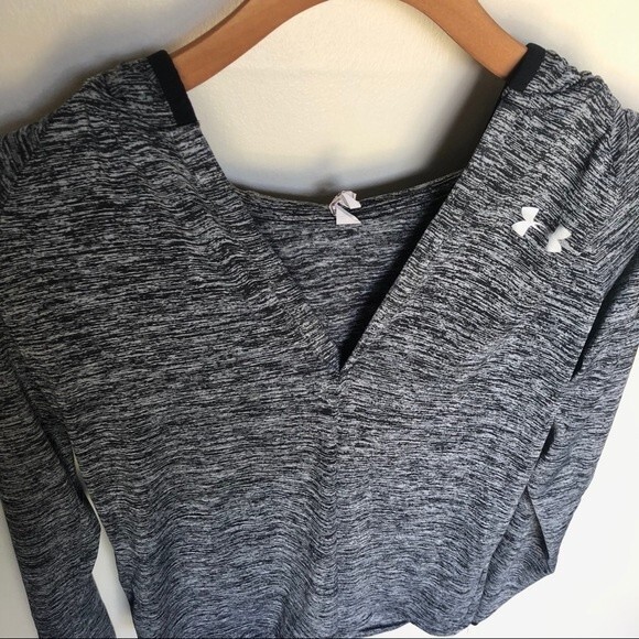 Under Armour Grey Tech Hoodie Size Medium - Picture 5 of 14